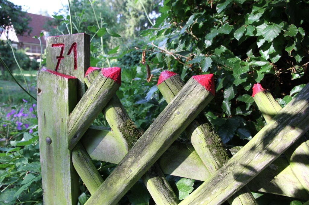 Roter Zaun wir