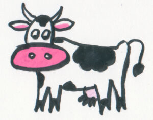 Meine Kinderkuh kann ich noch heute.