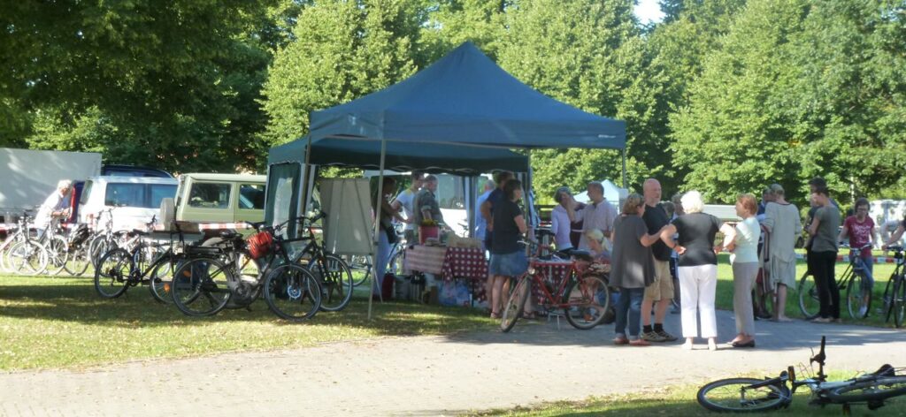 Versorgungsstelle er freiwilligen Helfer.