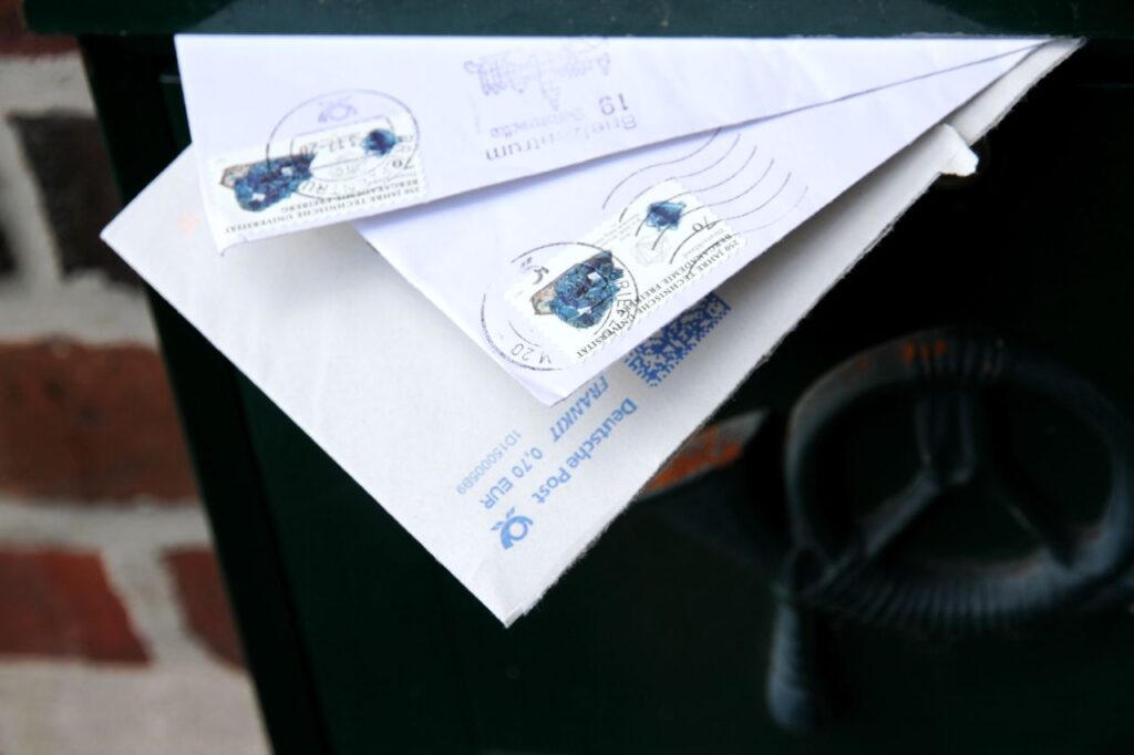 Briefe im Briefkasten